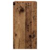 vidaXL Tv-meubel 30,5x30x60 cm bewerkt hout oud houtkleurig
