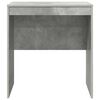 vidaXL Bureau Beton Grijs 70 x 50 x 76 cm