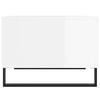 vidaXL Salontafel 60x50x36,5 cm bewerkt hout hoogglans wit