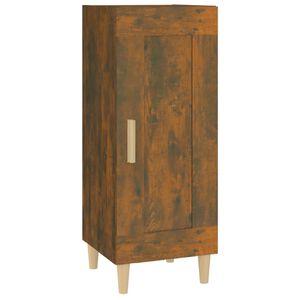 vidaXL Dressoir 34,5x34x90 cm bewerkt hout gerookt eiken