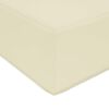 vidaXL Buiten Zitkussen Cr&egrave;me 40 x 40 x 8 cm 100% Polyester