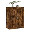 vidaXL Wandkast 69,5x34x90 cm bewerkt hout gerookt eikenkleurig