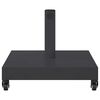 vidaXL Parasolvoet Donkergrijs 45 x 45 x 31,5 cm