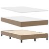 vidaXL Boxspringbed met matras Cappuccino 120 x 200 cm Kunstleer