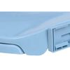 vidaXL Toiletbril soft-close ovaal blauw