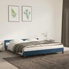 vidaXL Bedframe zonder matras 180x200 cm fluweel donkerblauw