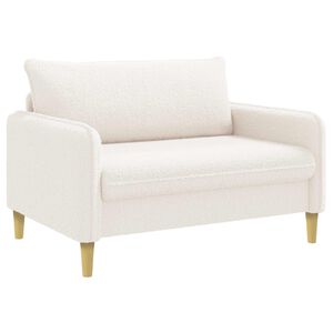 vidaXL XXL fauteuil Cr&egrave;mekleurig Boucl&eacute;