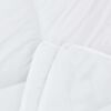 vidaXL Dekbed Set met kussen 3 pcs Wit Microfiber en Dons Feather