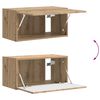 vidaXL Tv-meubelset Wandgemonteerd 2 pcs Artisan Eiken Bewerkt hout