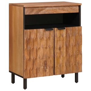 vidaXL Dressoir Acacia Bruine Afwerking 60 x 33 x 75 cm