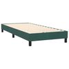 vidaXL Boxspring met matras en LED fluweel donkergroen 90x220 cm