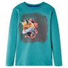 Kindershirt met lange mouwen 116 donkerzeeblauw
