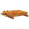 vidaXL Tafelwerkbank met bankschroef 52x44x9,5 cm massief acaciahout