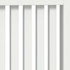 vidaXL Radiatorafdekking Hoogglans wit 112 x 19 x 81,5 cm Bewerkt hout