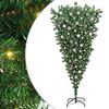 vidaXL Ophang Kunst Kerstboom met Ballenset Groen 210 cm PVC
