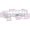 vidaXL Buiten bankenset met kussen 11 pcs Natuurlijk en Beige