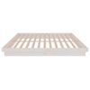 vidaXL Bedframe massief hout wit 180x200 cm
