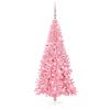 vidaXL Kerstboom met 300 LED met standaard Roze 180 cm PVC