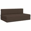 vidaXL Vouwsofa Bed Taupe 203 x 152 x 15 cm Stof