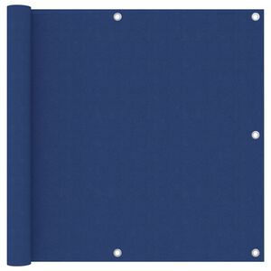 vidaXL Balkonscherm 90x300 cm oxford stof blauw