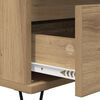 vidaXL Dressoir Artisan Eiken 40 x 35 x 70 cm Gemonteerd hout en ijzer