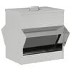 vidaXL Kip voerbak zilver 40,5 x 45 x 41 cm 20 kg Gegalvaniseerd staal