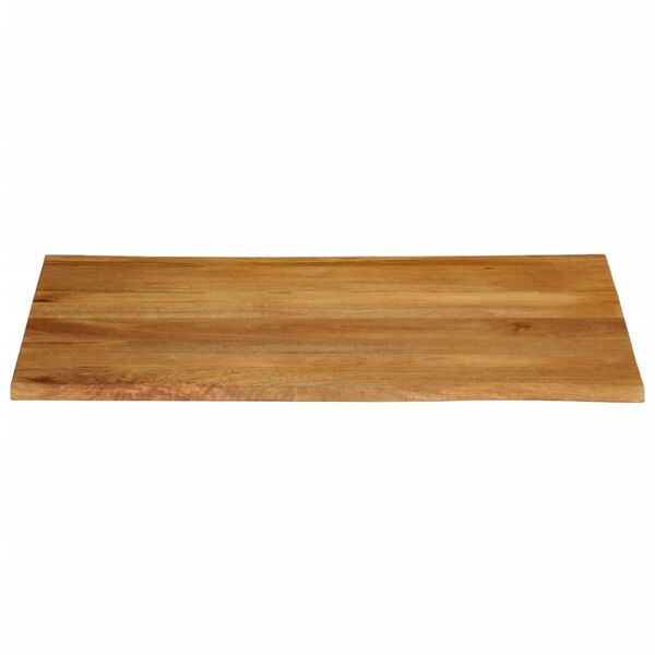 vidaXL Tafelblad met natuurlijke rand 90x80x3,8 cm massief mangohout