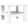 vidaXL Salontafel Wit 57 x 55 x 45 cm Bewerkt hout