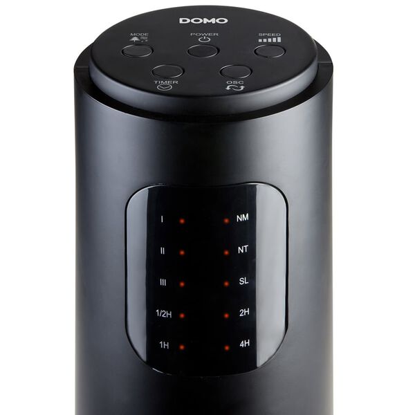 DOMO Torenventilator 45 W 117 cm zwart DO8123