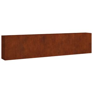 vidaXL Plantenbak verhoogd 360x40x80 cm cortenstaal