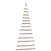 vidaXL Hangende kerstboom met topster 86x180 cm natuurlijke tak