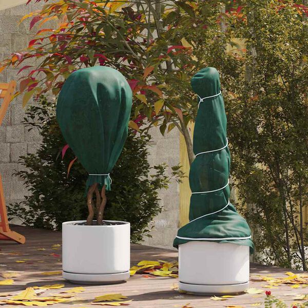 vidaXL Vorstbescherming Plantvlies Groen 50 x 1,6 m Niet-geweven Stof