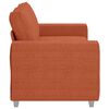 vidaXL Loveseat Sofa Rood Oranje 140 cm Corduroy Stof