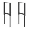 vidaXL Werkbankframes verstelbaar 2 st 55x(69-95,5) cm metaal zwart