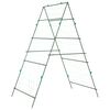 vidaXL Plantenklimrek A-frame 99x90x175,5 cm staal