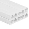 vidaXL Kabelgoot 25x16 mm 10 m PVC