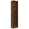 vidaXL Boekenkast 40x24x175 cm bewerkt hout bruin eikenkleur
