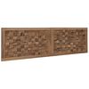 vidaXL Bed Hoofdbord Naturel Massief Teakhout