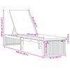 vidaXL Ligstoel Olie naturel 200 x 55 x 94 cm Massief acaciahout