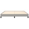 vidaXL Bedframe zonder matras stof lichtgrijs 160x200 cm