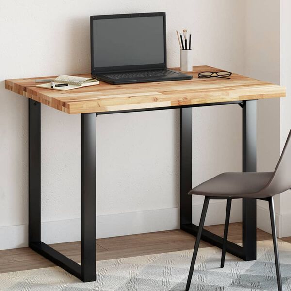 vidaXL Tafelblad rechthoekig 100x80x4 cm massief acaciahout