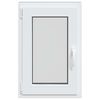 Kelderraam RISOR Antraciet 50 x 75 cm PVC en glas