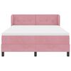 vidaXL Boxspringbed met matras Roze 140 x 200 cm Fluweel