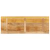 vidaXL Tafelblad rechthoekig 160x50x3,8 cm massief ruw mangohout