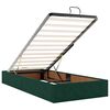 vidaXL Ottoman bed met matras 90x190cm fluweel donkergroen