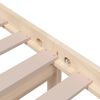 vidaXL Bedframe massief hout 75x190 cm