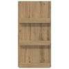 vidaXL Tijdschrift Rek Artisan Eiken 51 x 11 x 102 cm Bewerkt hout