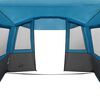 vidaXL Achterkleptent voor Caravan met dak Blauw 352 x 250 x 240 cm