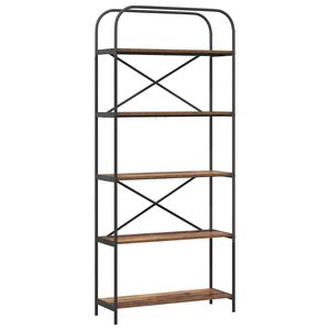 vidaXL Boekenkast Oudhout 80 x 30 x 183 cm Bewerkt hout