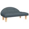 vidaXL Hondenmand 70x52x30 cm stof donkergrijs